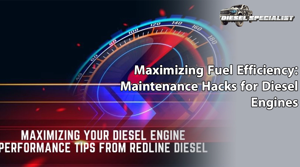 Maximizing Fuel Efficiency: Maintenance Hacks for Diesel Engines