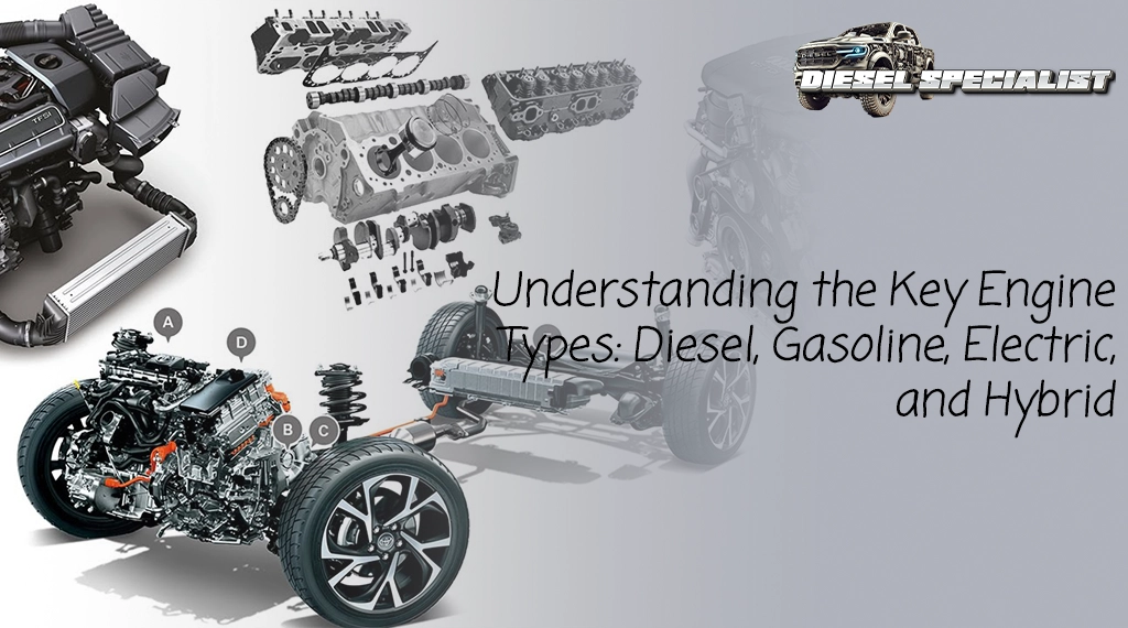 Understanding the Key Engine Types: Diesel, Gasoline, Electric, and Hybrid