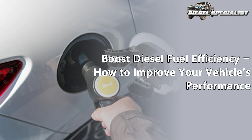 Boost Diesel Fuel Efficiency – How to Improve Your Vehicle’s Performance